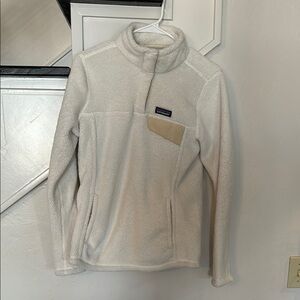 Patagonia Cream Cowl Neck Sweater
